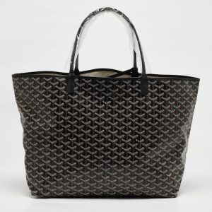 Goyard Black Goyardine Coated Canvas and Leather Saint Louis GM Tote, Tote Handbags - Luxury Closet catalog