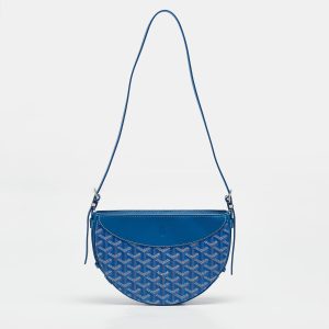 Goyard Blue Goyardine Coated Canvas and Leather Hirondelle Shoulder Bag, Shoulder Bags - Luxury Closet catalog