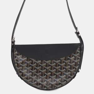 Goyard Black Pvc Coated Canvas Leather Hirondelle Shoulder Bag, Shoulder Bags - Luxury Closet catalog