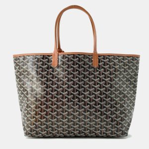Goyard Black/Natural PVC Coated Canvas PM Saint Louis Tote Bag, Tote Handbags - Luxury Closet catalog