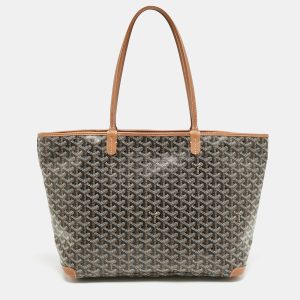 Goyard Brown Goyardine Coated Canvas and Leather Artois MM Tote, Tote Handbags - Luxury Closet catalog