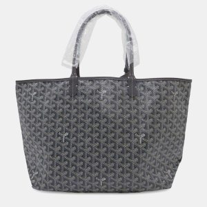 Goyard Gray PVC Leather Saint Louis PM Tote Bag, Tote Handbags - Luxury Closet catalog