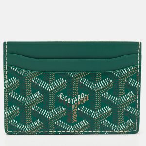 Goyard Green Goyardine Coated Canvas and Leather Saint Sulpice Card Holder, Wallets & Money Clips - Luxury Closet catalog