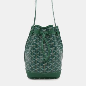 Goyard Petit Bucket Green PVC Leather Shoulder Bag, Handbags - Luxury Closet catalog