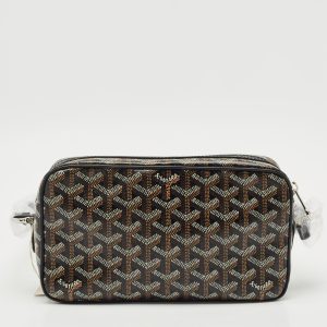 Goyard Black Goyardine Coated Canvas and Leather Cap Vert PM Crossbody Bag, Handbags - Luxury Closet