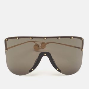 Gucci Black GG0541S Star Mark Shield Sunglasses, Sunglasses - Luxury Closet catalog