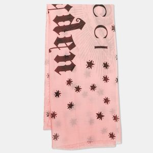 Gucci Garden Pink Eye Star Print Silk Square Scarf, Scarves & Shawls - Luxury Closet