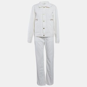 Gucci White Denim Jacket and Jeans Set L Waist 34", Suits - Luxury Closet catalog