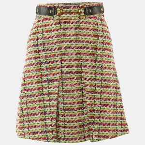 Gucci Multicolor Tweed Horsebit Detail Mini Skirt XS, Skirts - Luxury Closet catalog