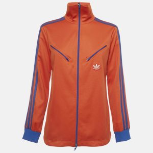 Gucci x Adidas Orange Jersey Zip-Up Jacket XS, Coats & Jackets - Luxury Closet