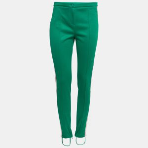 Gucci Green Technical Jersey Web Stripe Logo Trimmed Leggings M, Clothing - Luxury Closet catalog