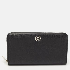 Gucci Black Leather Dorian Zip Around Wallet, Wallets & Money Clips - Luxury Closet catalog