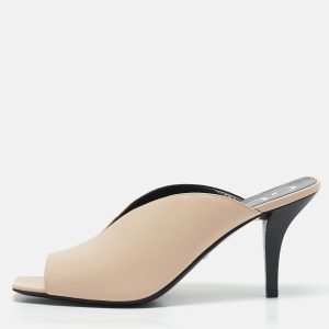 Gucci Beige Leather Square G Mules Size 39, Sandals - Luxury Closet catalog