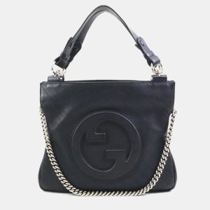 Gucci Black Leather Blondie Small Tote Bag, Tote Handbags - Luxury Closet catalog