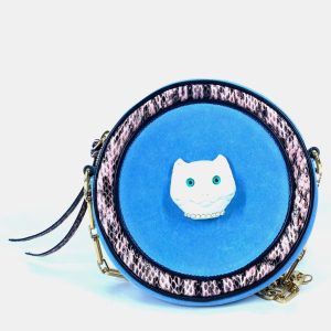 Gucci blue Round Pochette Crossbody Chain Bag, Handbags - Luxury Closet catalog