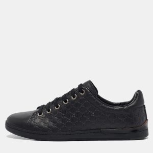Gucci Black Microguccissima Leather Low Top Sneakers Size 35.5, Athletic Shoes & Sneakers - Luxury Closet catalog