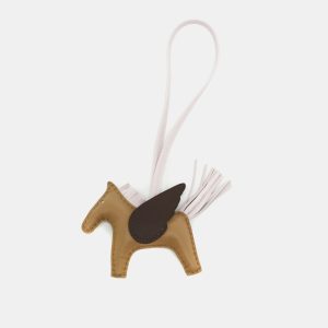 Hermès Beige Marfa/ Mauve Pale/ Mokas Milo Leather GriGri Rodeo Pegase Bag Charm PM, Luggage Accessories - Luxury Closet catalog
