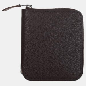 Hermes Rouge Sellier Epsom Compact Silk'In Wallet, Wallets & Money Clips - Luxury Closet