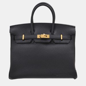 Hermes Black Togo Leather Birkin 25 Bag, Tote Handbags - Luxury Closet catalog