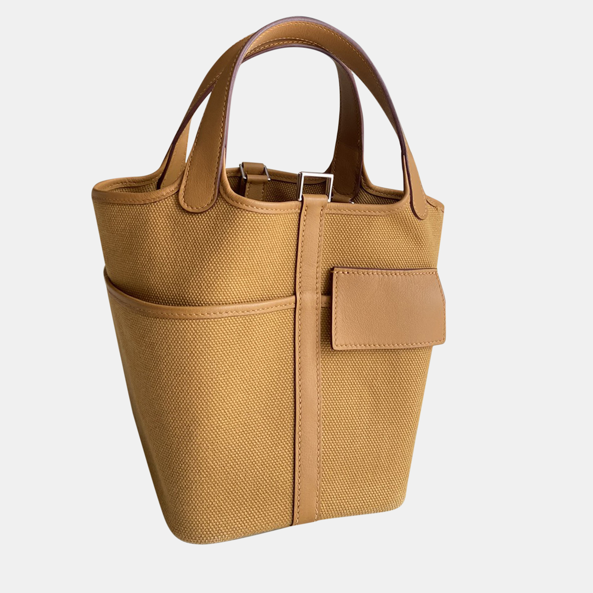 Hermes Sesame Cargo Silver Hardware Picotin 18 Handbag, Tote Handbags - Luxury Closet catalog