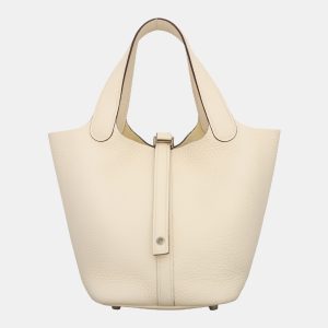 Hermes Nata Clemence Leather Picotin Lock 18 Bag, Tote Handbags - Luxury Closet catalog