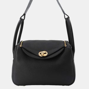 Hermes Black Taurillon Clemence Lindy 26 Handbag, Tote Handbags - Luxury Closet catalog
