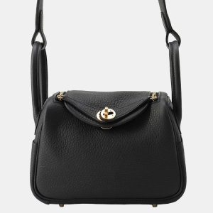 Hermes Black Taurillon Clemence Lindy 22 Handbag, Tote Handbags - Luxury Closet catalog