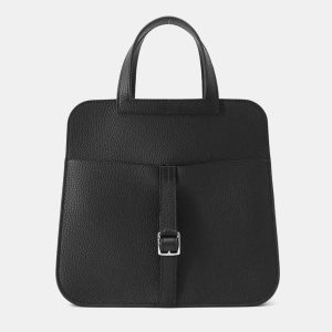 Hermes Black Taurillon Clemence Leather 25 Halzan Shoulder Bag, Shoulder Bags - Luxury Closet catalog
