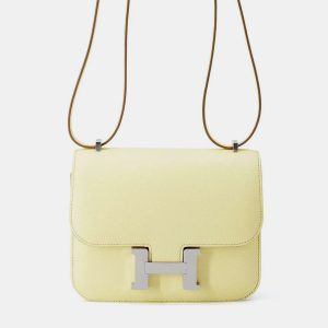 Hermes Jaune Milton Epsom Constance III Miroir Mini Shoulder Bag, Shoulder Bags - Luxury Closet catalog