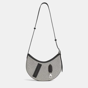Hermes Ecru Black Sac P'tit Arcon Toile & Cuir Bag, Handbags - Luxury Closet
