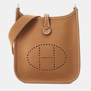 Hermes Evelyne Amazon Short TPM Gold Taurillon Clemence Shoulder Bag, Tote Handbags - Luxury Closet catalog