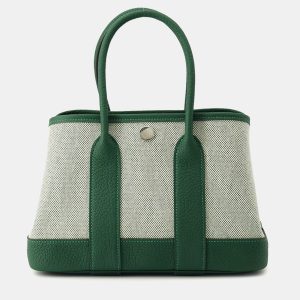 Hermes Garden Party 23 Vert Moyen Toile H Viking Negonda Leather Neo Tote Bag, Tote Handbags - Luxury Closet catalog