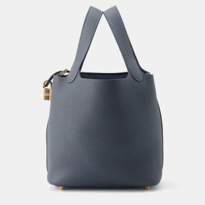 Hermes Picotin Lock 18 Grimist Taurillon Clemence Handbag, Tote Handbags - Luxury Closet catalog