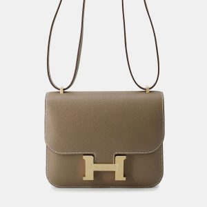 Hermes Constance III Mini Etoupe Epsom Leather Shoulder Bag, Handbags - Luxury Closet catalog