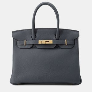 Hermes Birkin 30 Grimist Togo Leather Top Handle Bag, Tote Handbags - Luxury Closet catalog