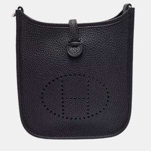 Hermes Evelyne Black Taurillon Clemence Leather Crossbody Bag TPM, Handbags - Luxury Closet catalog