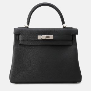 Hermes Kelly Retourne 28 Black Togo Leather Handbag, Satchels - Luxury Closet catalog
