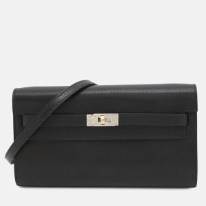 Hermes Kelly Black Chevre Shamqila Long To Go Wallet, Wallets & Money Clips - Luxury Closet catalog