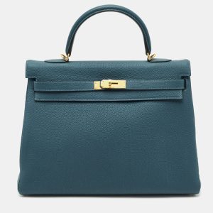 Hermès Colvert Togo Leather Gold Finish Kelly Retourne 35 Bag, Satchels - Luxury Closet catalog