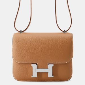 Hermes Constance3  Mini Miroir Gold Epsom Leather  Bag, Handbags - Luxury Closet catalog