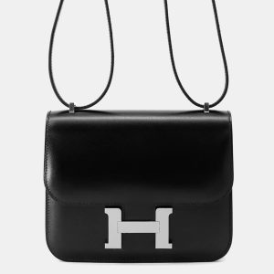Hermes Constance3 Miroir  Mini Black Box Calf Leather Bag, Handbags - Luxury Closet catalog