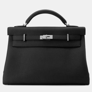 Hermes Maxi Kelly 42 Black Togo Leather Bag, Satchels - Luxury Closet catalog