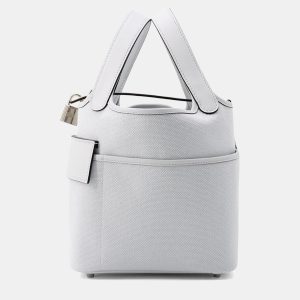 HERMES Picotin Lock 18 Cargo Gri Platinum Towar Goeran Swift Leather, Tote Handbags - Luxury Closet catalog