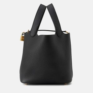 Hermes Picotin Lock  Black Taurillon Clemence Bag, Tote Handbags - Luxury Closet catalog