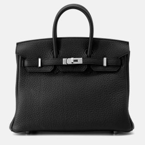 Hermes Birkin Black 25 Togo Leather Bag, Tote Handbags - Luxury Closet catalog