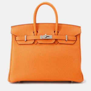 Hermes Birkin Orange Togo Leather Size 25, Tote Handbags - Luxury Closet catalog