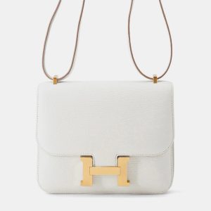Hermes Constance3 Miroir Grease Pail Chevre Myzore Goatskin Mini, Handbags - Luxury Closet catalog