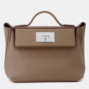 Hermes Mini Van Quatre Etoupe Evercolor Swift Leather Bag, Satchels - Luxury Closet catalog