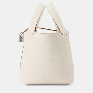 Hermes PM Picotin Lock Nata Taurillon Clemence Bag, Tote Handbags - Luxury Closet catalog