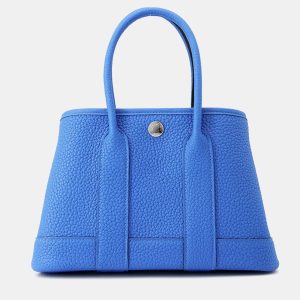 Hermes 23 Neo Garden Blue Hydra Negonda Leather Bag, Satchels - Luxury Closet catalog